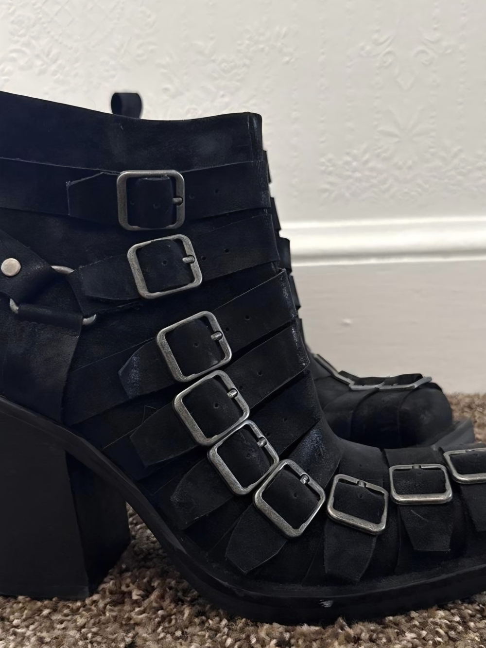 Jeffrey Campbell Nothing But Buckles Boots - Picture 2 of 5